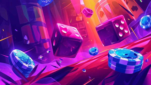 Ilustração de cassino online